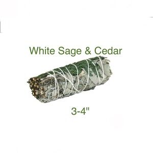 White Sage & Cedar Smudge Stick